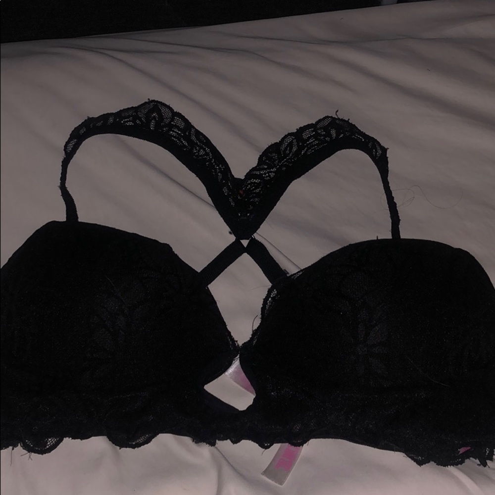Pink bra